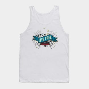 Live Free New Hampshire Tank Top